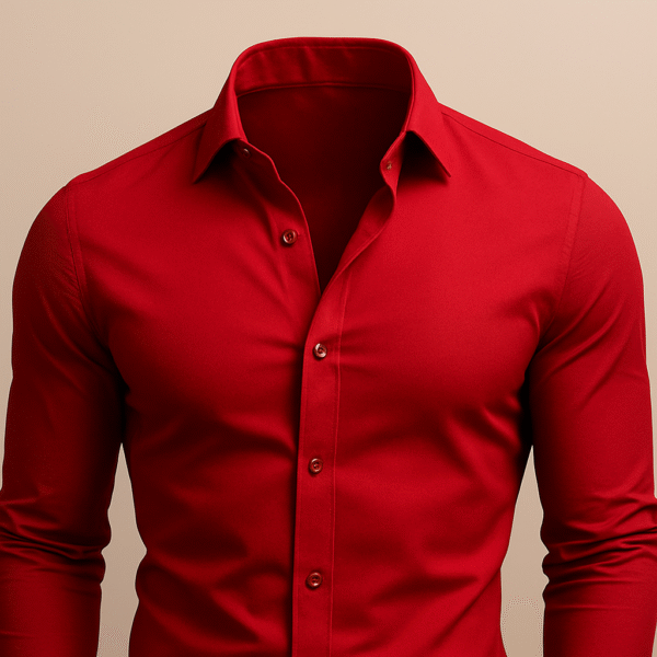 chemise rouge bordeaux Chemise rouge