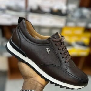 2025/06/1000451482.jpg Chaussure Lacoste Marron - Semelle Gomme