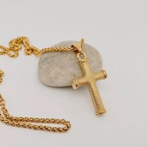 WhatsApp Image 2025-08-06 à 16.02.14_5c62883c Chaîne en Croix Acier Inoxydable Or Plaqué