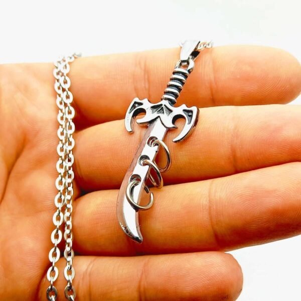 Chaîne Épée du Guerrier en Argent