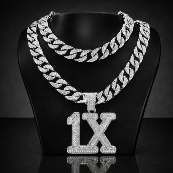 Chaîne 1fois chétté ⚔️ en argent et or plaqué