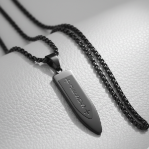 Collier à pendentif Jésus inoxydable