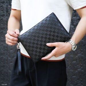 W085(1)4 Pochette en cuir élégante