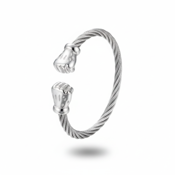 Bracelet Jonc Câble Torsadé