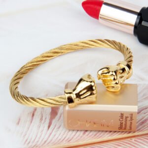 H5c27dc39226744e69a82e1b147324d3b0 Bracelet Manchette Ouvert en Or Plaqué