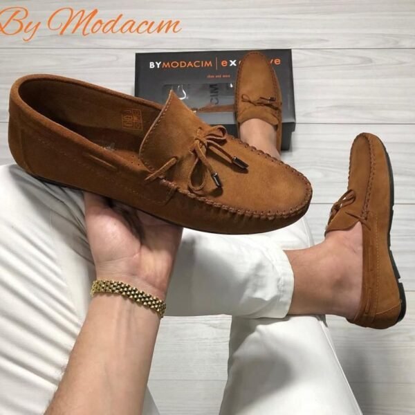 Mocassins homme en Daim confort