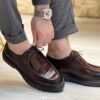 Chaussure Derby Bleu/Marron Homme