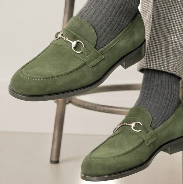 Mocassins Gucci Jordaan en Daim