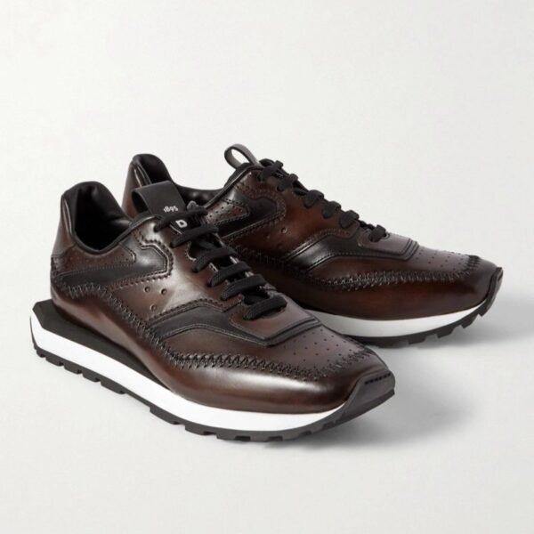 Sneakers "Fly" Berluti en Cuir Venezia : L'Élégance Artisanale