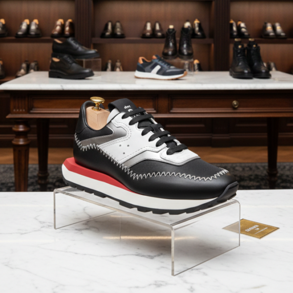 Basket Fly Signature de Berluti en Cuir de veau